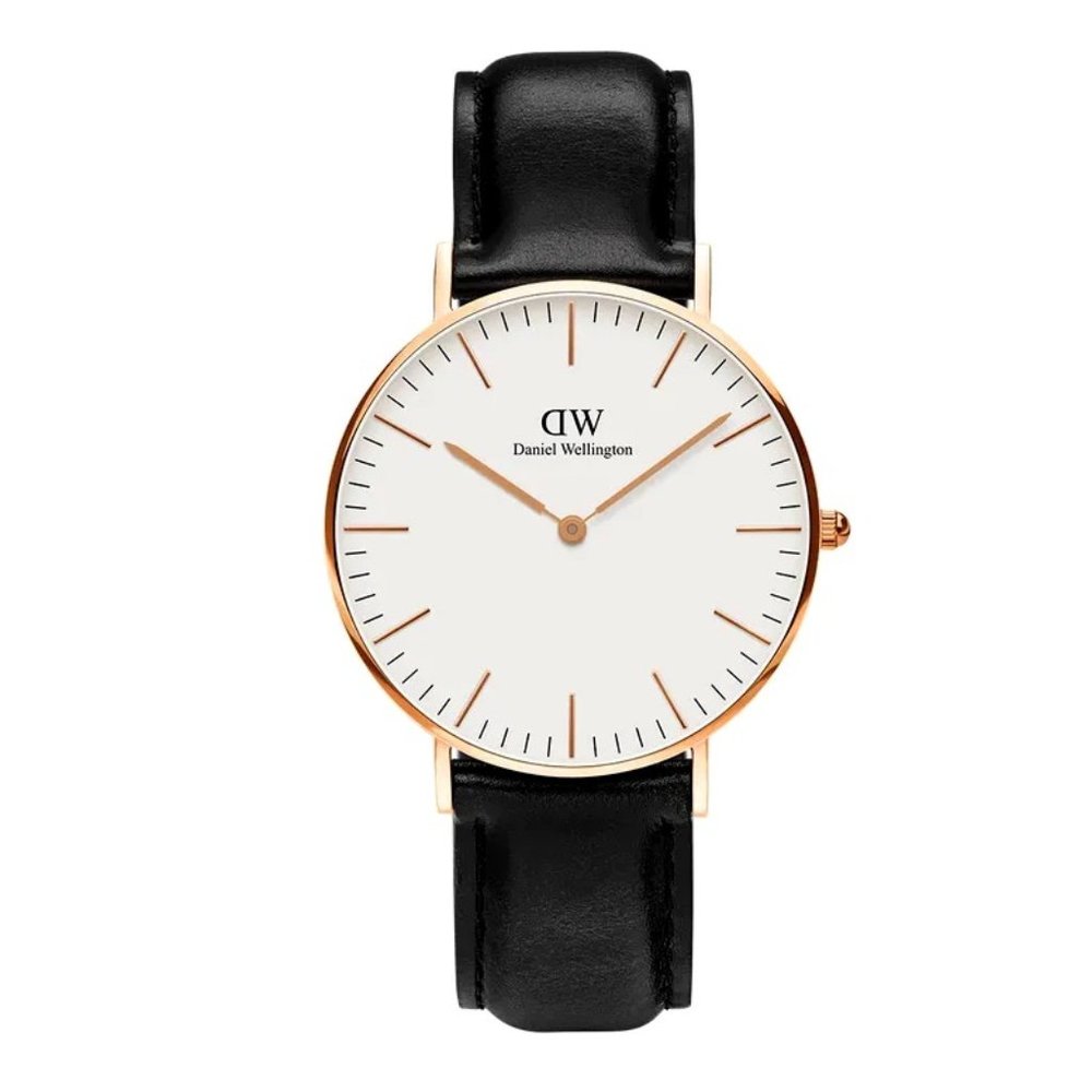 NEW Daniel Wellington Classic Sheffield Rose Gold/Black 40mm Watch